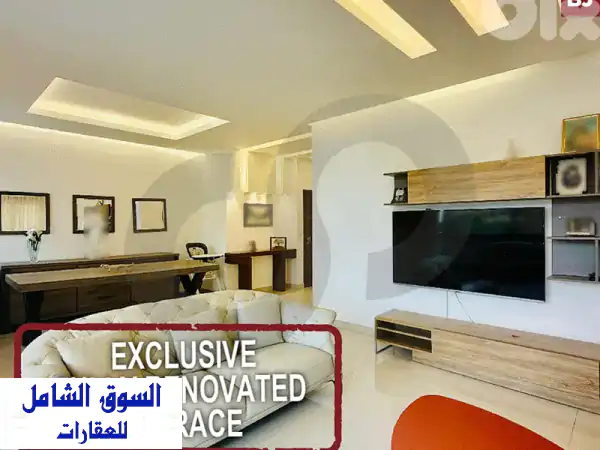 Exclusive Fully renovated Terrace  SAHEL ALMA REF#BJ128124