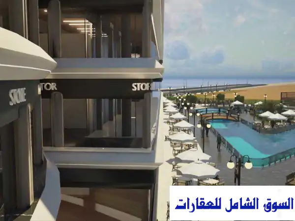 فرصة استثمارية ذهبية: محل تجاري بإطلالة بحرية ومحطة بنزين بتقسيط في بلو هب الجلالة العين السخنة