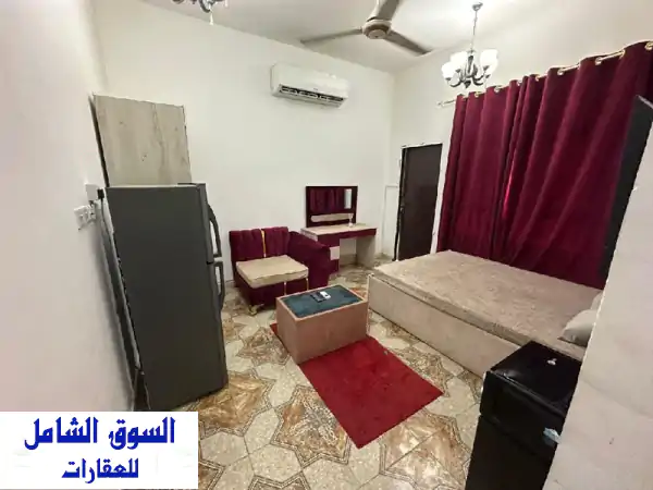 استوديو مفروش جديد مساحة كبيرة، مرتب ونظيف توجد...