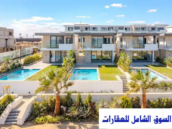 شاليه الأحلام للبيع في كاي العين السخنة 128م | بالتقسيط المريح | إطلالة ساحرة على حمام السباحة