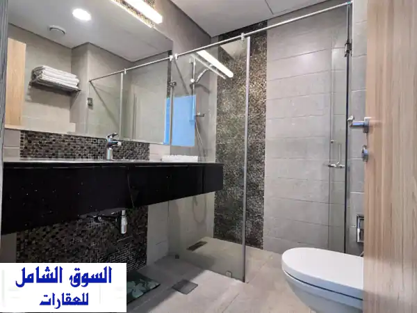 شقة مفروشة فاخرة للإيجار بالسالمية - إطلالة بحرية مباشرة على شارع الخليج العربي 🌊