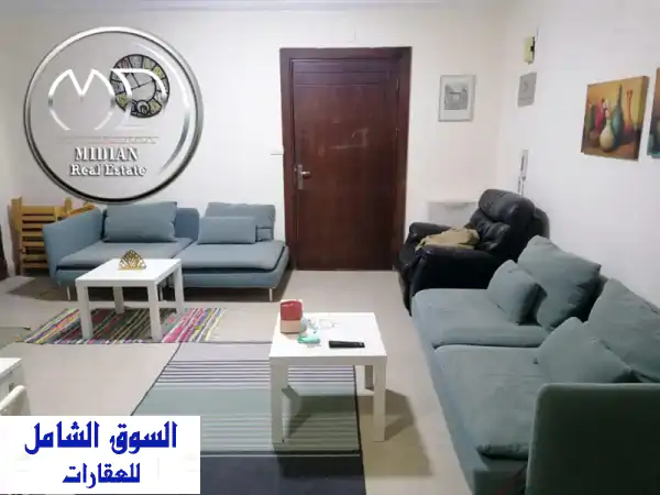 شقة استثمارية بتلاع العلي: شبه أرضي 100م + حديقة 160م...