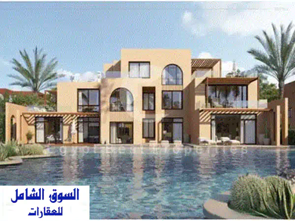 شاليه فوري متشطب بالكامل على البحر بمكادي هايتس - أوراسكوم | غرفتين ماستر