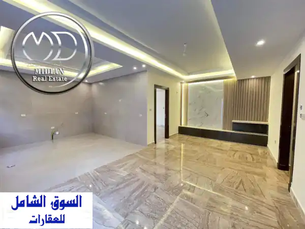 شقة شبه أرضي فاخرة للبيع بأم السماق: 160م مع حديقة وتراس 120م قرب السيتي مول #9563