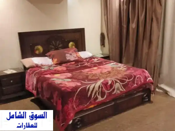 شقة فندقية فاخرة للإيجار بالمهندسين: 3 غرف و 3 حمامات | يومي وشهري | القاهرة