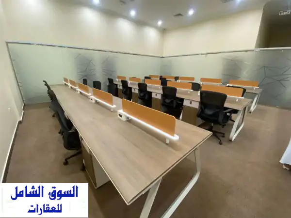 ابدأ عملك اليوم في مكتب جاهز وفخم بكل الخدمات على...