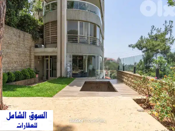 شقة فاخرة للإيجار في عين سعادة - 320م² + حديقة خاصة 150م² -...