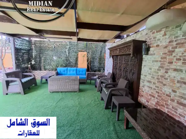 شقة شبه أرضي مفروشة للإيجار في أم السماق | 170م...