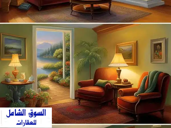 للبيع شقة غرفة وصالة في أبراج الجاردن سيتي. المساحة...