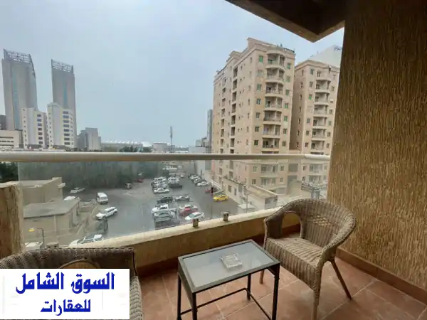 شقة مفروشة بالكامل بغرفتي نوم تقع في بلوك 2...