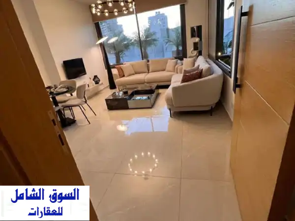 شقة مفروشه فرش جديد الحمرا مع موقف خاص عبارة عن 2 نوم حمامان صالون صفره مطبخ مبنى جديد شقة خرج ...