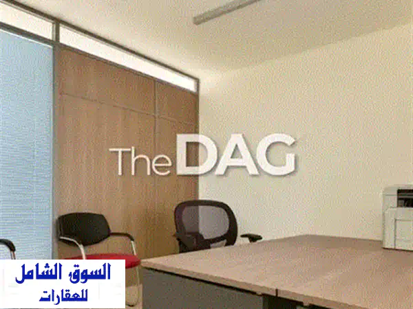 مكتب فاخر 130 م² للايجار: موقع استراتيجي قرب أسواق بيروت ووسط المدينة - كهرباء 24/7 وإطلالة ساحرة!