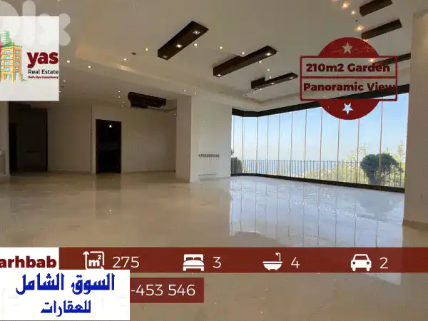 Kfarhbab 275m2  210m2 Garden  Payment Facilties  Luxury  EHu002 FIV