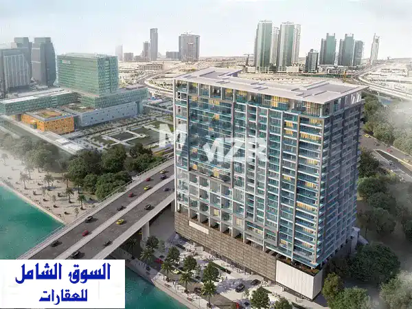 شقة مفروشة بالكامل للبيع بإطلالة جزئية على القناة...