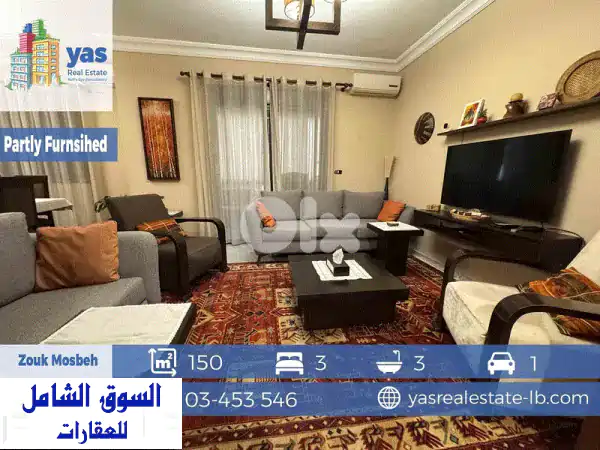 Zouk Mosbeh 150m2  Well Maintained  Partly Furnished  Luxury  EL