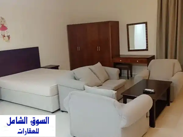 استوديو فخم ومفروش بالكامل للإيجار في الحورة | شامل...