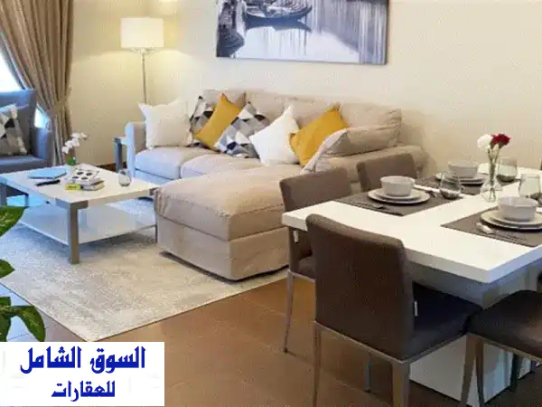 شقة فاخرة للإيجار بسار | شبه مفروشة | غرفتي نوم |...