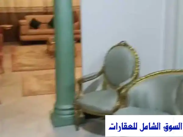 شقة دوبلكس مفروشة فاخرة للايجار 220م بالدقي | شارع مصدق الرئيسي بالجيزة