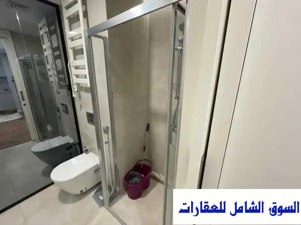 فخامة استثنائية: شقة ذكية (1+1) مفروشة بالكامل للإيجار في محمود بيه، باغجلار، اسطنبول | قرب المترو ومول 212 | لم تسكن من قبل!