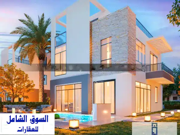 فيلا فاخرة بمقدم 325 ألف فقط خلف مول العرب! 🏡...