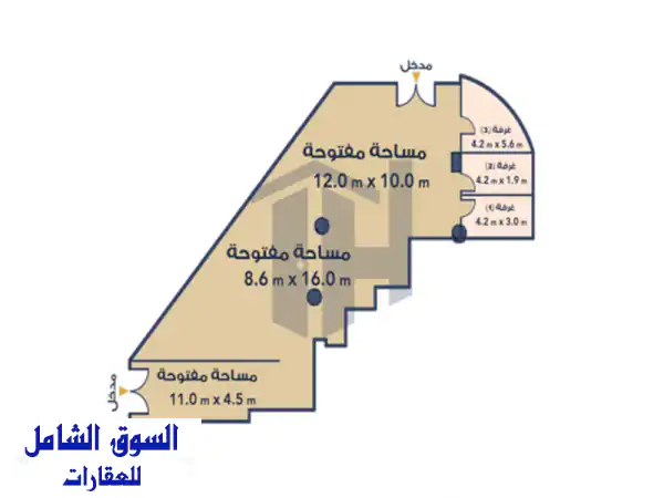 فرصة استثمارية ذهبية! محل تجاري 400م² أمام نادي...