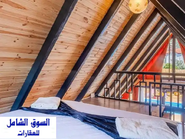 استمتع بإجازة مميزة في أكواخنا الخشبية الفريدة! 🏡🌲