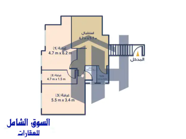 مقر إداري فاخر للبيع في جليم - 120 متر - فرصة...