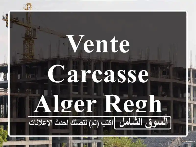 Vente Carcasse Alger Reghaia