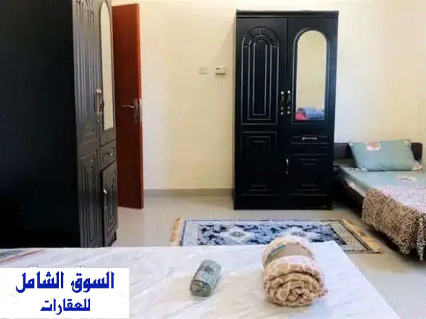 سكن شباب ملتزمين في عجمان - غرف ماستر مُريحة بدون عمولة!