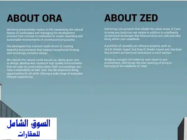 مكتب فاخر للبيع في كمبوند ZED East - موقع استثنائي...