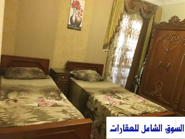 شقة فاخرة مفروشة للإيجار في منتزه الإسكندرية - إطلالة بحر خلابة!