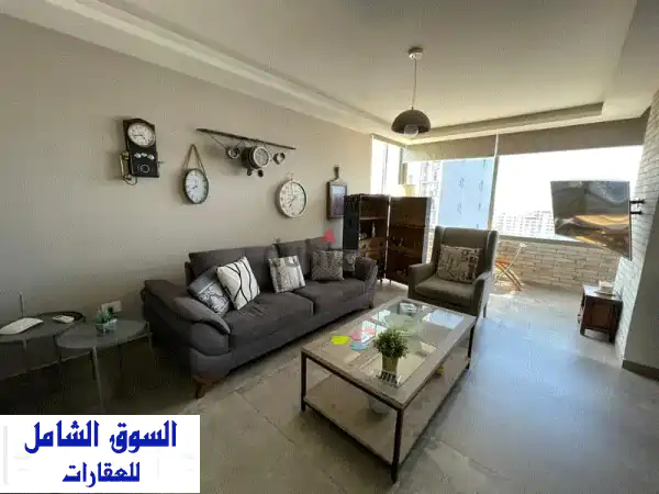 شقة فاخرة للإيجار في قلب ضبيه - إطلالة جبل وبحر خلابة!