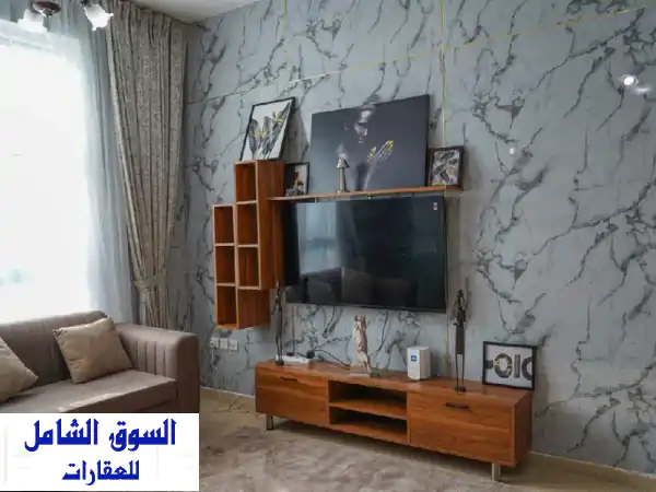 شقة أحلامك في أبراج السيتي تاور! غرفتين وصالة، طابق...