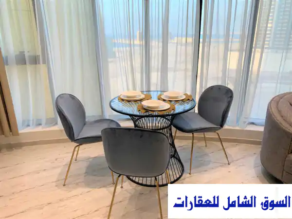 شقة مفروشة فاخرة للإيجار في السيف - العاصمة البحرينية | غرفة نوم واحدة | 80 متر مربع