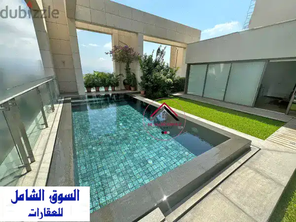 شقة دوبلكس فاخرة مع مسبح خاص للبيع في الأشرفية - Carré D'or