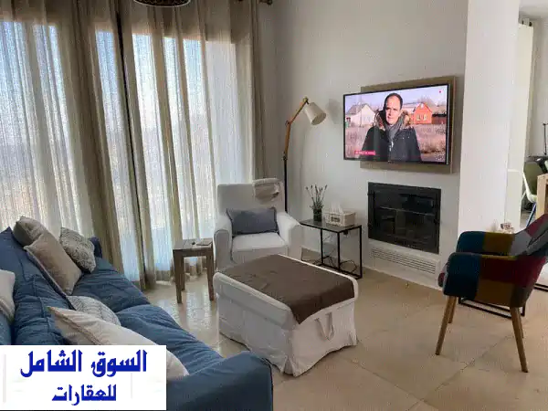 شاليه دوبلكس مفروش للبيع في فقرا - إطلالة...