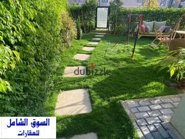 شقة أرضي فاخرة بحديقة 71م² في جاليريا مون فالي -...