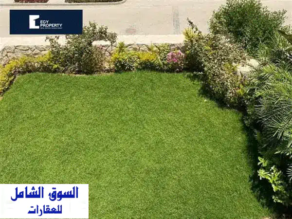 شاليه أرضي بجاردن للبيع في سيشور هايد بارك -...