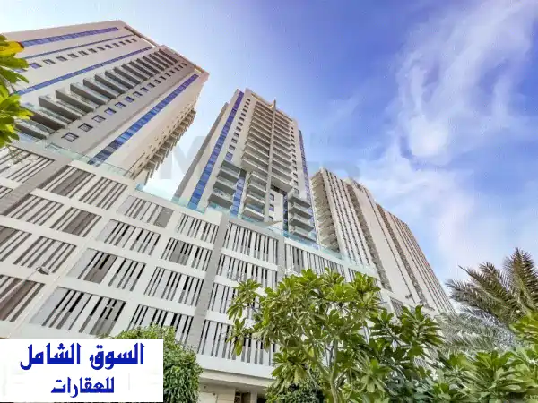 شقة مفروشة فاخرة بفيو بحري خلاب في رفلكشن تاور،...