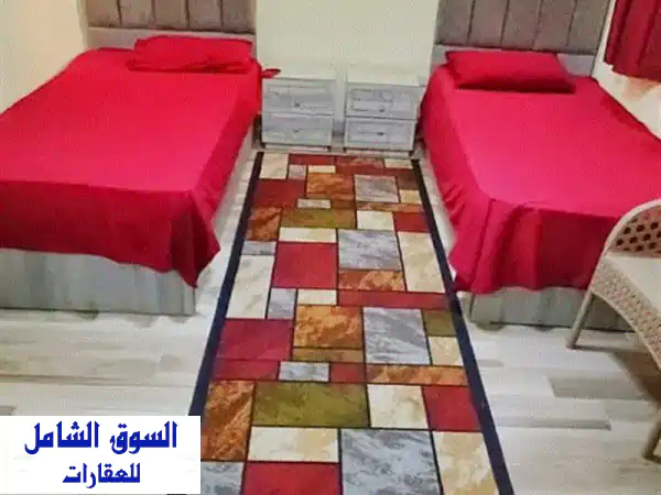 شقة 3 غرف فاخرة بمنيل الروضة | إطلالة خلابة على النيل...