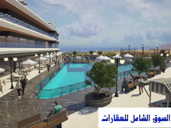 استثمر في مول بلو هب السخنة: محل 65 متر على البحر بتقسيط!