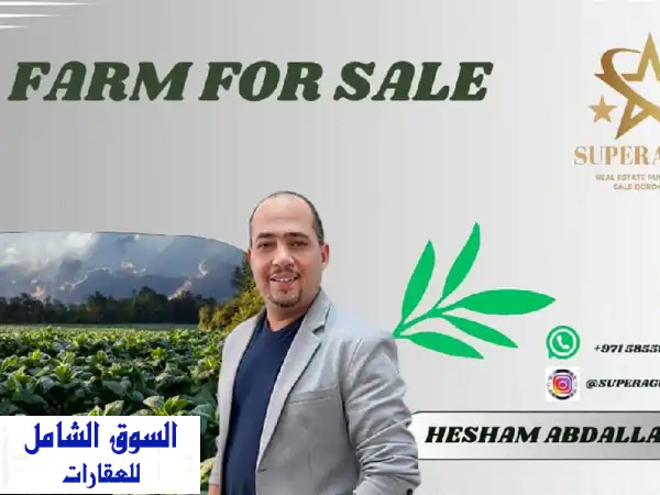 مزرعة دواجن مُدرة للدخل للبيع في العين - العراد -...