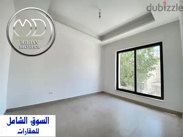 شقة أرضية جديدة للبيع في السابع - قرب مسجد أبو...
