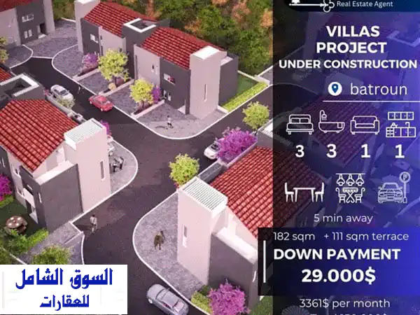 فلل فاخرة قيد الإنشاء - فرصة استثمارية ذهبية!