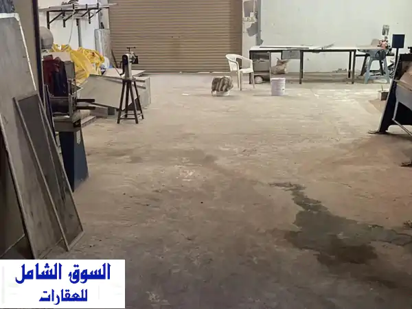 مستودع للإيجار في الهملة الصناعية - موقع مميز...