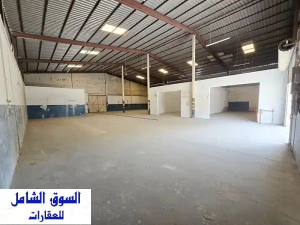 ورشة كبيرة للإيجار في سلماباد - مساحة 600 متر...