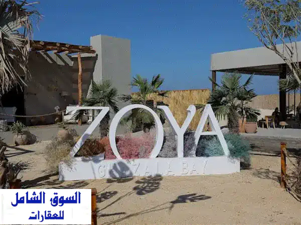 شاليه فاخر مطل على البحر مباشرة في زويا غزالة...
