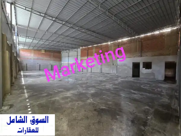 مصنع للإيجار 500 متر بجمالون - مثالي للتصنيع أو...