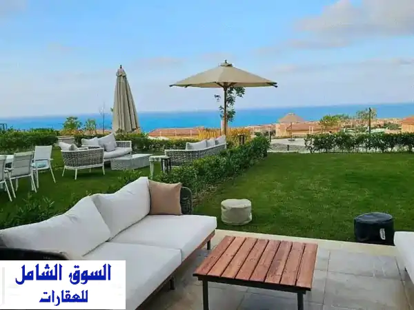 شاليه بحري فاخر للبيع بالتقسيط في تلال الساحل...