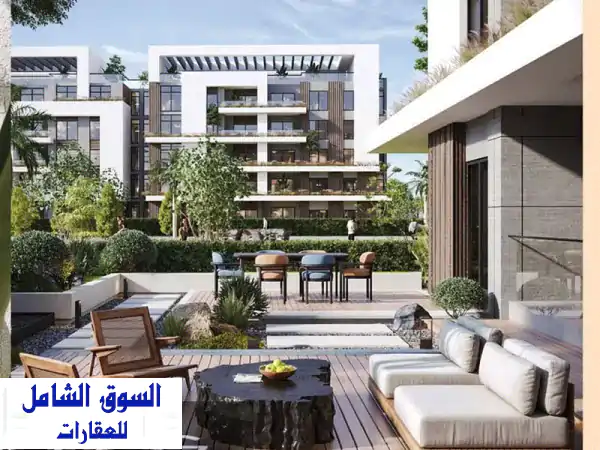 شقة 3 غرف + حديقة 70م² بـ Palm Island الشروق - أقل من...